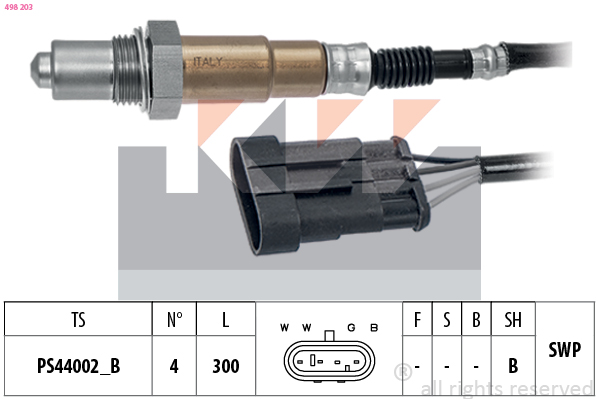 Sonda Lambda 498 203 KW